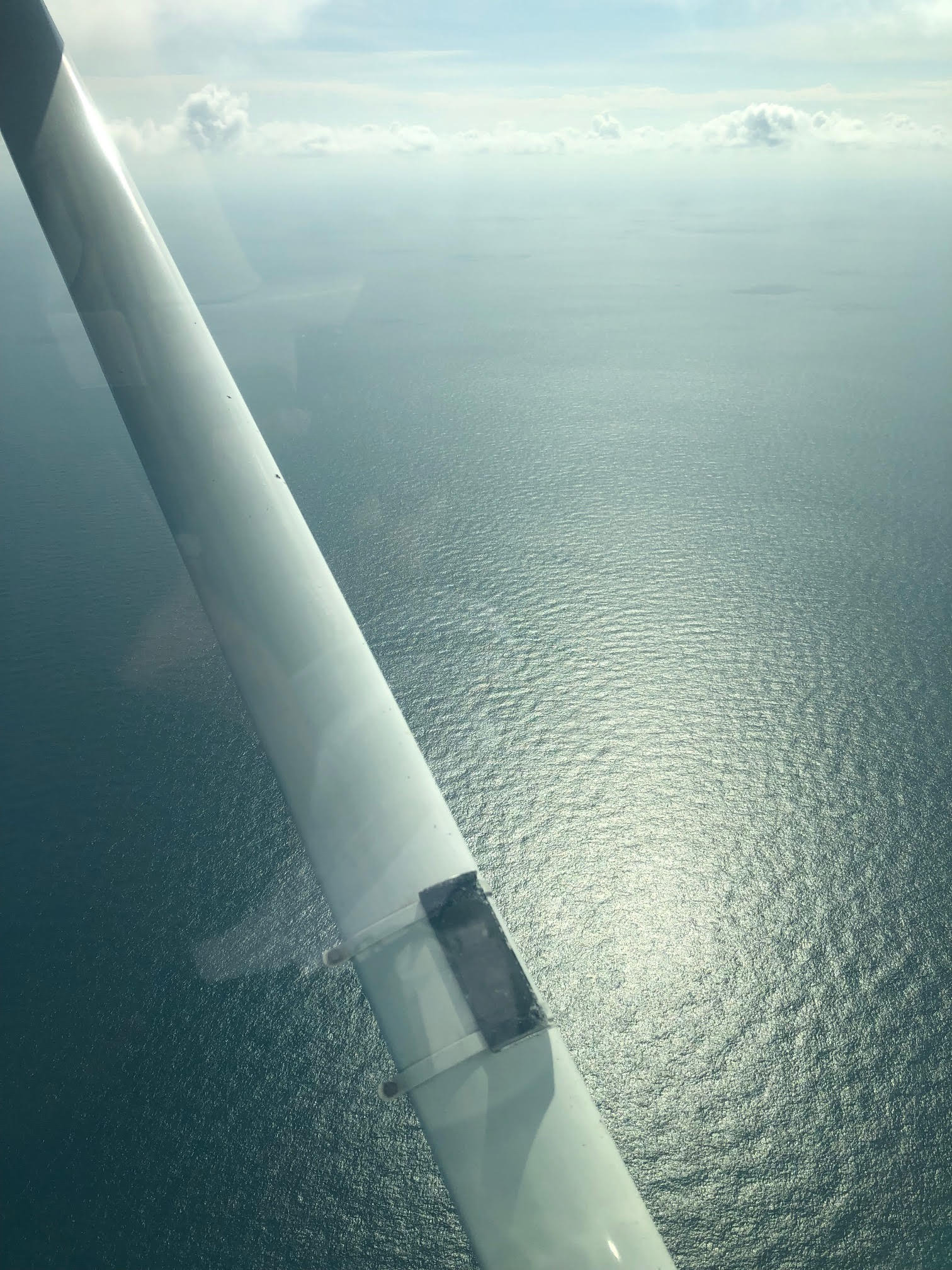 aircraft over north sea